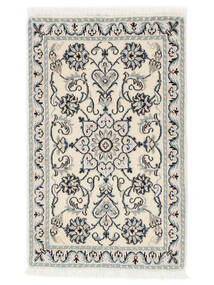 59X94 Nain Teppich Orientalischer Beige/Grau (Wolle, Persien/Iran) Carpetvista