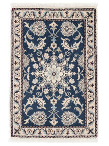 59X87 絨毯 オリエンタル ナイン ブラック/ダークグレー (ウール, ペルシャ/イラン) Carpetvista