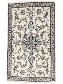 88X146 絨毯 ナイン オリエンタル ベージュ/ダークグレー (ウール, ペルシャ/イラン) Carpetvista