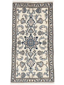  Nain Rug 69X131 Persian Wool Dark Grey/Beige Small Carpetvista