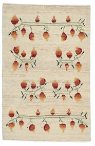 絨毯 ペルシャ ギャッベ ペルシャ Fine 98X151 ベージュ/オレンジ (ウール, ペルシャ/イラン)