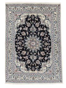 絨毯 ペルシャ ナイン 151X215 ダークグレー/ブラック (ウール, ペルシャ/イラン)