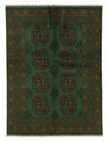 140X188 Afghan Fine Colour Tæppe Orientalsk Sort (Uld, Afghanistan) Carpetvista