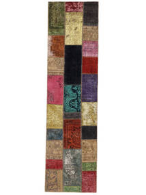  81X302 Patchwork Teppich Läufer Persien/Iran Carpetvista