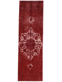  Persisk Colored Vintage Teppe 81X270Løpere Mørk Rød/Svart (Ull, Persia/Iran)