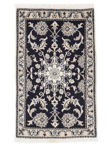  Nain Rug 59X94 Persian Wool Black/Dark Grey Small Carpetvista