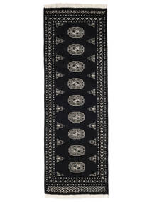 63X187 Pakistan Bokhara 2Ply Rug Oriental Runner
 Black/Dark Grey (Wool, Pakistan) Carpetvista