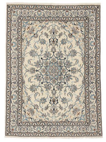 Nain Teppich 169X230 Beige/Schwarz Wolle, Persien/Iran Carpetvista