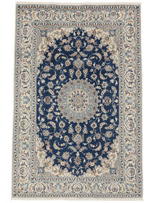 200X302 Nain Teppich Orientalischer Dunkelgrau/Schwarz (Wolle, Persien/Iran) Carpetvista