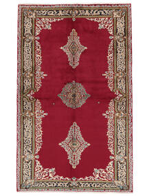  Persialainen Kerman Matot 144X235 Tummanpunainen/Ruskea Carpetvista