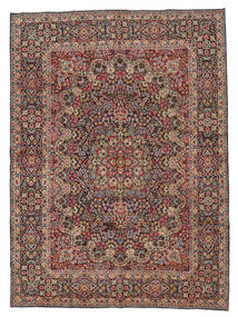  Persialainen Kerman Sherkat Farsh Matot 291X400 Ruskea/Tummanpunainen Carpetvista