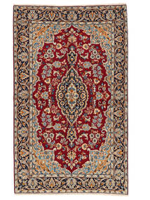 絨毯 ケルマン 148X243 茶色/ダークレッド (ウール, ペルシャ/イラン)