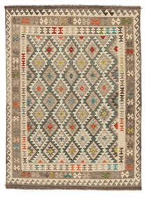  Kelim Afghan Old Style Matot 179X242 Ruskea/Oranssi Carpetvista