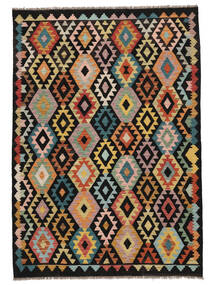  174X246 Kelim Afghan Old Stil Teppich Wolle, Carpetvista