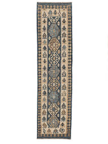 78X308 Kelim Afghan Old Style Teppe Orientalsk Løpere Brun/Oransje (Ull, Afghanistan) Carpetvista