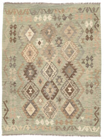  Orientalischer Kelim Afghan Old Stil Teppich 150X200 Orange/Dunkelgelb Wolle, Afghanistan Carpetvista