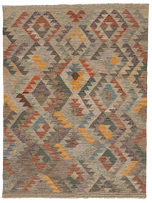 143X190 Kilim Ariana Trend Rug Modern Brown/Orange (Wool, Afghanistan) Carpetvista
