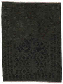  Kelim Afghan Old Style Vloerkleed 150X202 Zwart Carpetvista