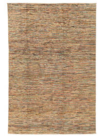  Moderne Afghan Fine Teppe 192X289 Brun/Oransje Carpetvista