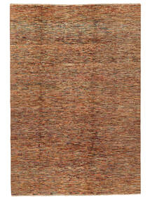 199X290 Modern Afghan Fine Teppich Moderner Braun/Dunkelrot (Wolle, Afghanistan) Carpetvista