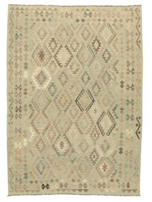  249X349 Groot Kelim Afghan Old Style Vloerkleed Wol, Carpetvista