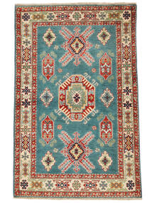  Oriental Kazak Fine Rug 95X148 Dark Teal/Dark Red Wool, Afghanistan Carpetvista