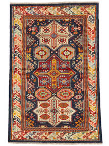 97X149 Medallion Small Kazak Fine Rug Wool, Carpetvista