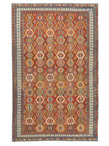 Kilim Afghan Old Style Tapis 310X492 De Laine Marron/Rouge Foncé Grand Carpetvista