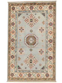 89X146 絨毯 オリエンタル カザック Fine 茶色/グリーン (ウール, アフガニスタン) Carpetvista