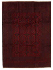  Oriental Afghan Khal Mohammadi Rug 257X346 Black Large Wool, Afghanistan Carpetvista