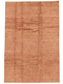 199X292 Contemporary Design Rug Modern Brown (Wool, Afghanistan) Carpetvista
