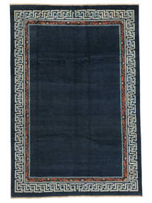 Tapete Oriental China Style 197X299 Preto/Cinza Escuro (Lã, Afeganistão)