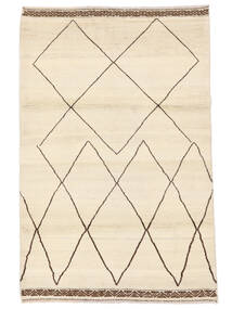  Berber スタイル 絨毯 123X187 ウール オレンジ/ベージュ 小 Carpetvista