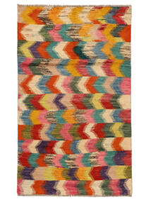  Moroccan Berber - Afghanistan 113X187 Wool Rug Orange/Dark Green Small Carpetvista