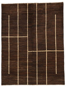  Berber Style Rug 155X204 Wool Black Small Carpetvista