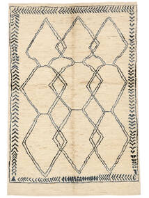 138X205 Berber Style Rug Modern Beige/Orange (Wool, Afghanistan) Carpetvista