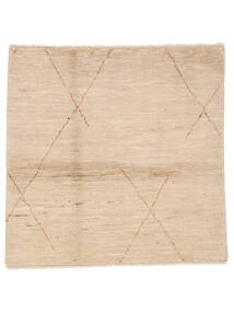 96X98 Berber Stil Teppich Moderner Quadratisch Orange/Beige (Wolle, Afghanistan) Carpetvista
