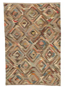 Tappeto Kilim Ariana Trend 200X290 Marrone/Arancione (Lana, Afghanistan)