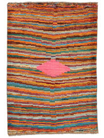  Moroccan Berber - Afghanistan 85X125 Wool Rug Brown/Dark Red Small Carpetvista