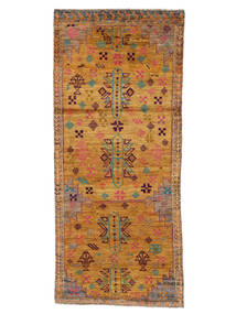 絨毯 Moroccan Berber - Afghanistan 82X188 廊下 カーペット 茶色/オレンジ (ウール, アフガニスタン)