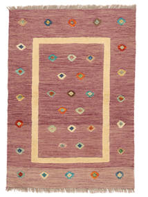 103X144 Tapete Kilim Nimbaft Moderno Castanho/Vermelho Escuro (Lã, Afeganistão) Carpetvista