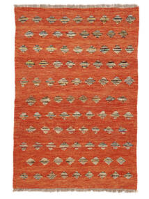 99X151 絨毯 キリム Nimbaft モダン ダークレッド/レッド (ウール, アフガニスタン) Carpetvista