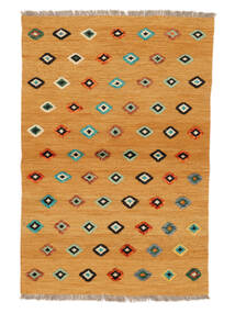 104X154 絨毯 キリム Nimbaft モダン 茶色/オレンジ (ウール, アフガニスタン) Carpetvista