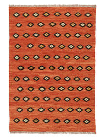 103X151 Χαλι Κιλίμ Nimbaft Σύγχρονα Σκούρο Κόκκινο/Κόκκινα (Μαλλί, Αφγανικά) Carpetvista