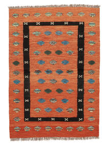 Kelim Nimbaft Teppich 106X155 Wolle, Afghanistan Carpetvista