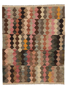 136X175 Kilim Ariana Trend Rug Modern Brown/Black (Wool, Afghanistan) Carpetvista