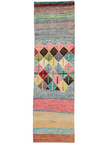 絨毯 Moroccan Berber - Afghanistan 83X286 廊下 カーペット ダークグレー/オレンジ (ウール, アフガニスタン)