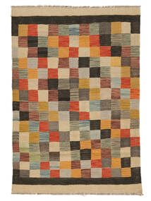 116X167 Kilim Ariana Trend Rug Modern Brown/Orange (Wool, Afghanistan) Carpetvista