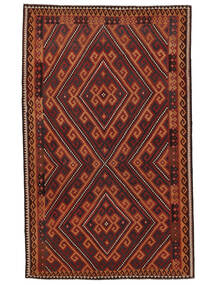 Tapete Kilim Maimane 257X406 Vermelho Escuro/Preto Grande (Lã, Afeganistão)