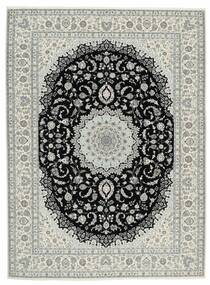 絨毯 オリエンタル ナイン 6La Sherkat Farsh 250X350 ダークグレー/ブラック 大きな (ウール, ペルシャ/イラン)